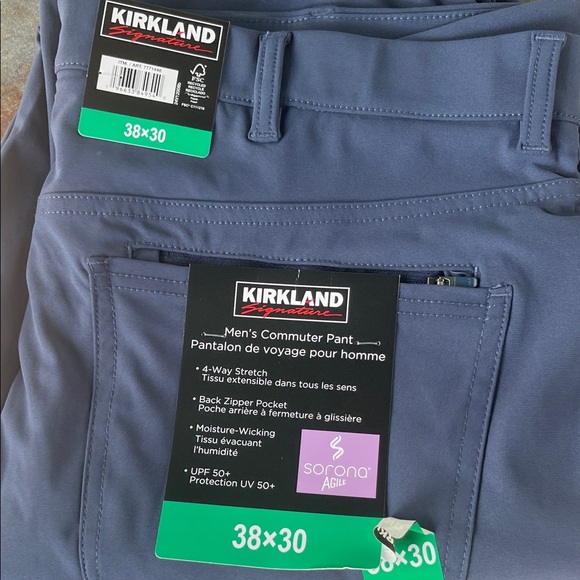 Kirkland Signature Other - Kirkland Signature Men's Commuter Pants - Slate Gray 38 x 30 NWT